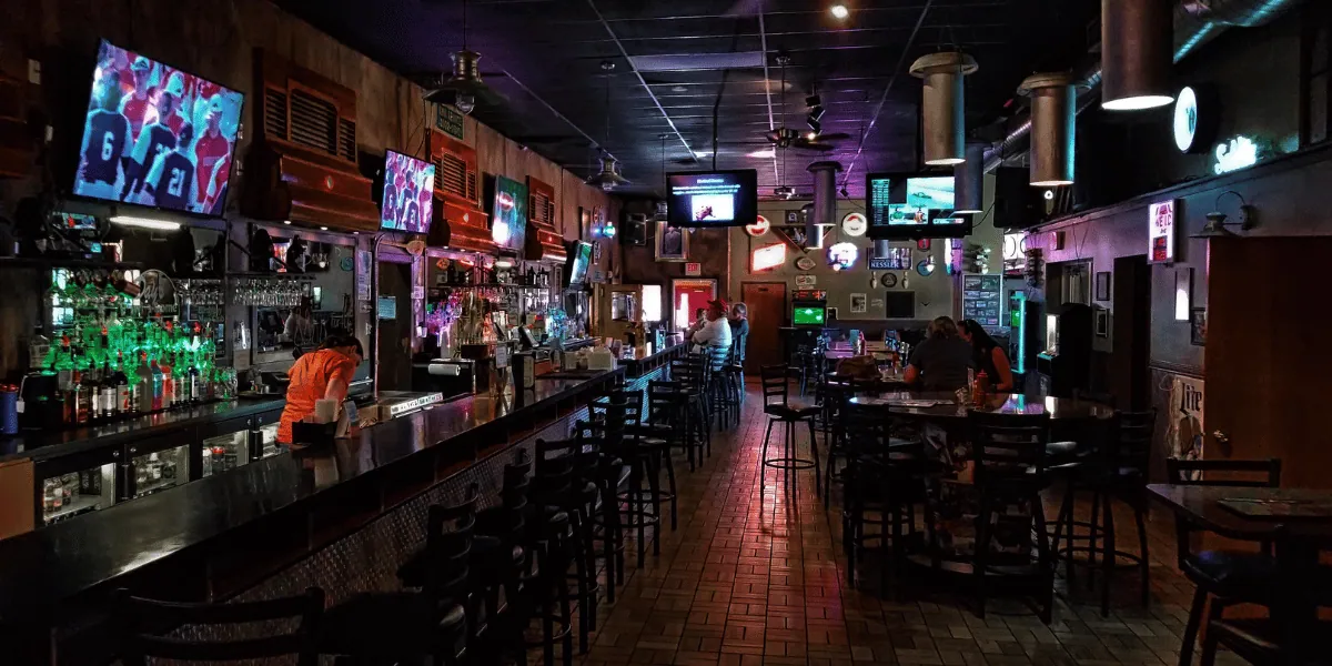 Bar and nightclub scene for establishment liability information